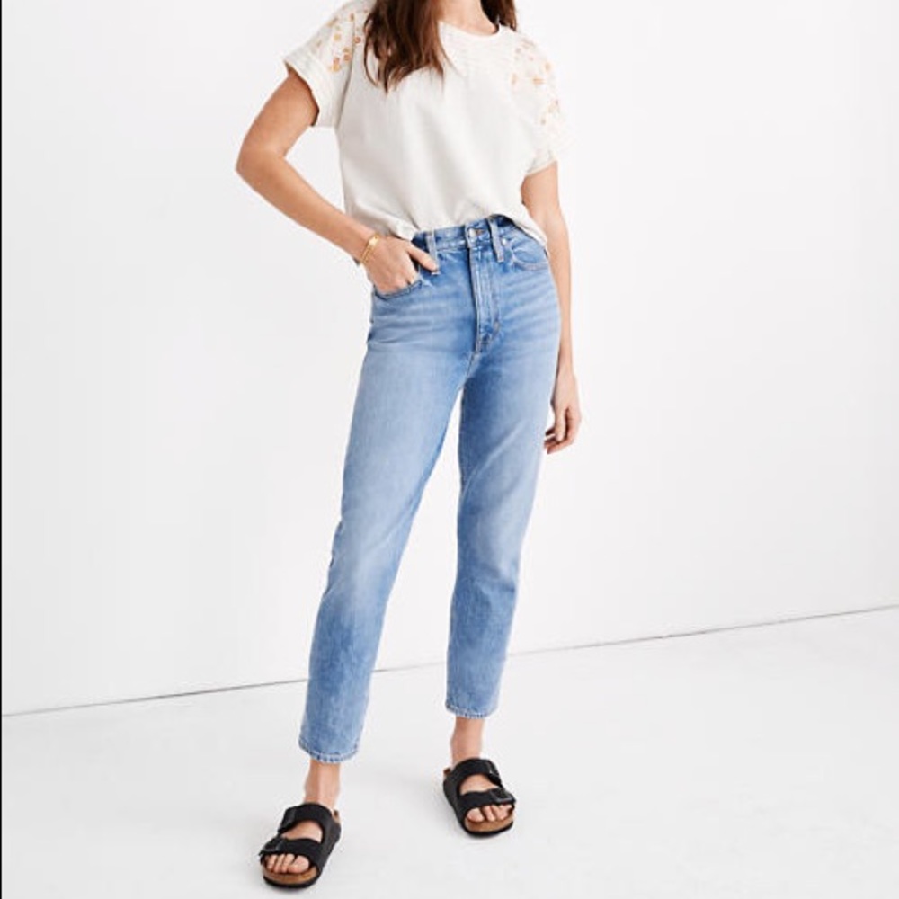 Madewell The Momjean in Melva Wash